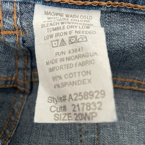 d&CO. Denim Company women’s Plus 20WP jeans excellent condition - Picture 6 of 6